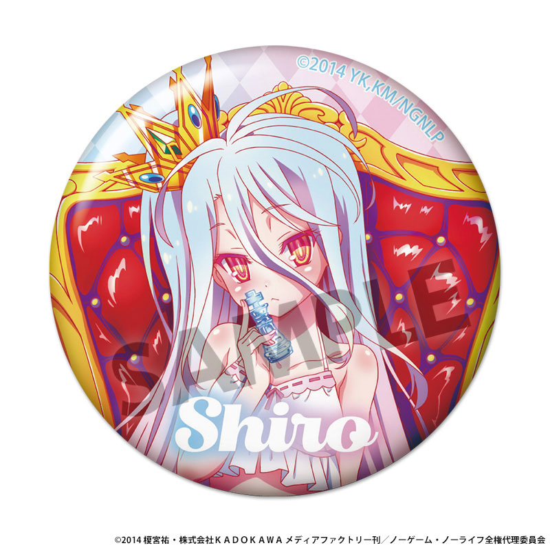 ノーゲーム・ノーライフ ゼロ F賞 白 アップ 缶バッジ ノーゲーム・ノーライフ ゼロ F賞 白 アップ 缶バッジ