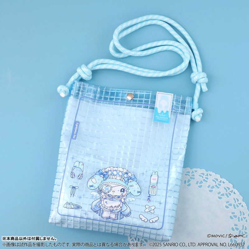 マイメロディ＆クロミ マイメロディ DOLLY MIX水色天使デザイン クリア