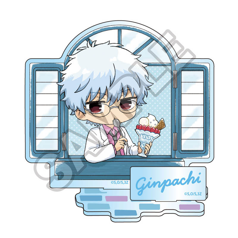 3年Z組銀八先生 ぷち窓 アクリルスタンドJr. 坂田銀八[GRANUP