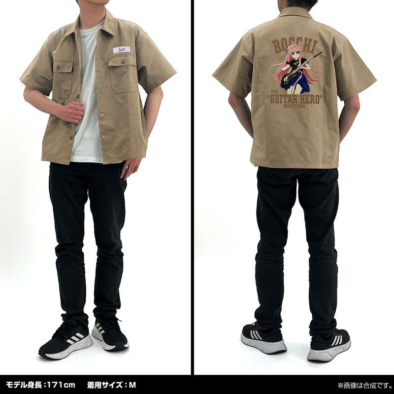アニメ「ぼっち・ざ・ろっく！」 後藤ひとり 刺繍ワークシャツ