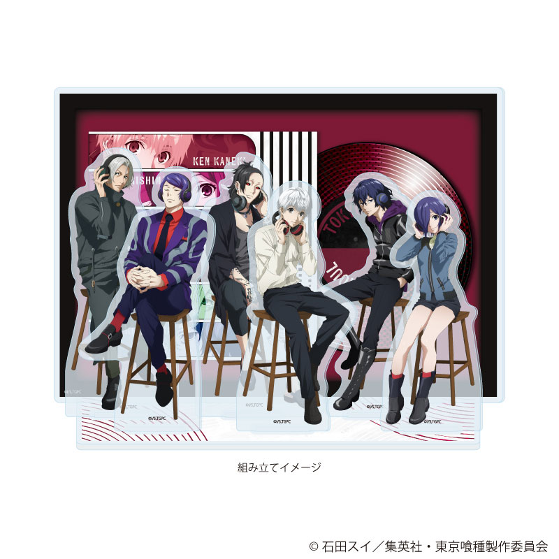 アクリルジオラマ「東京喰種」02/集合デザイン(描き下ろしイラスト)[A3