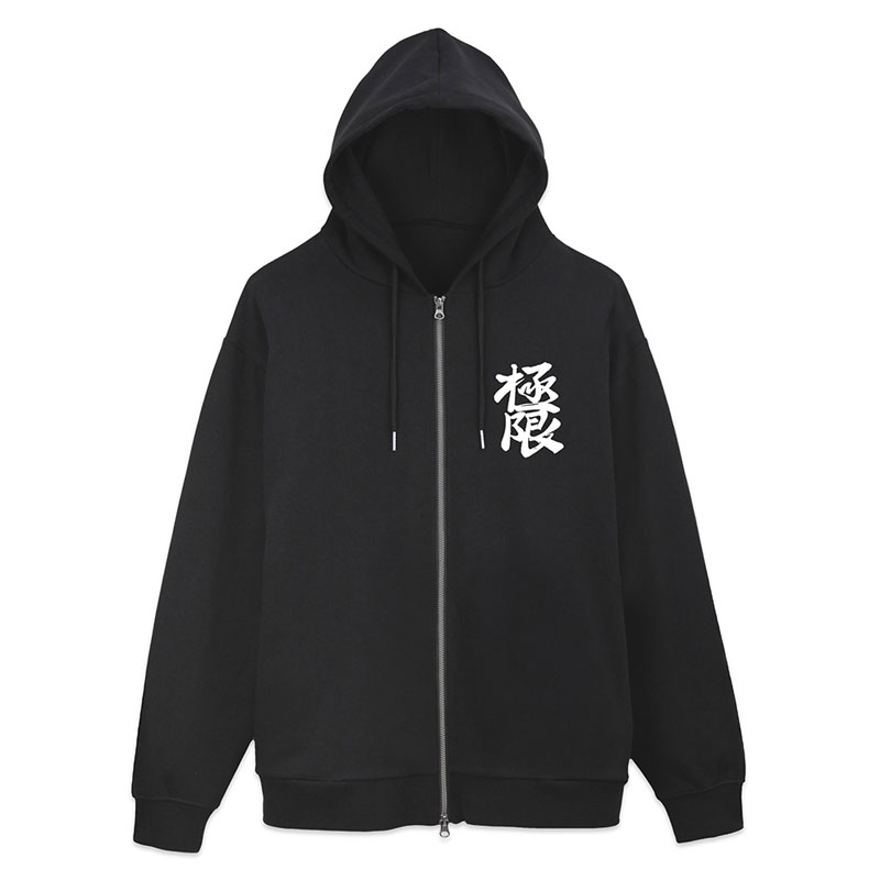 THE KING OF FIGHTERS XV 極限流空手 ジップパーカー/BLACK-L（再販