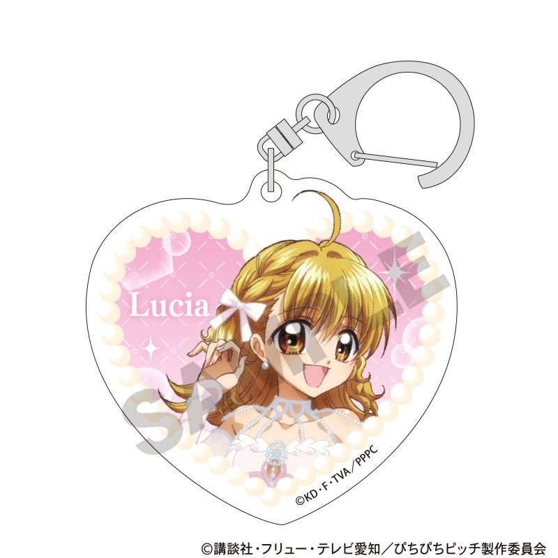 ぴちぴちピッチ トレーディングアクリルキーホルダー パールドレス 9個