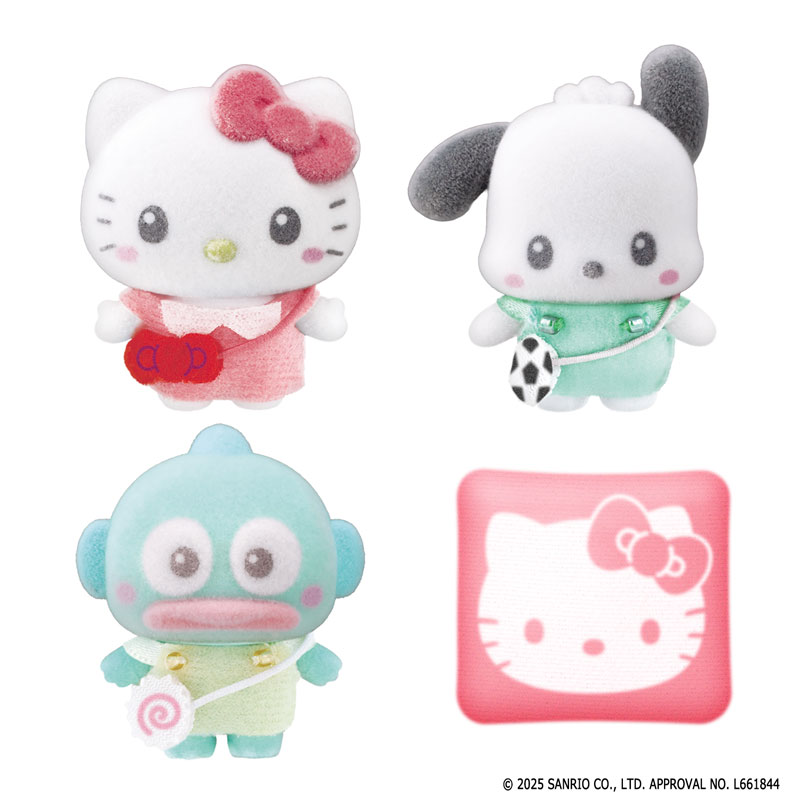 y♡様 正規品 ハンギョドン はぴだんぶい ハローキティ ポチャッコ 4枚 ぷちとも Sanrio characters ハローキティ＆ポチャッコ＆ハンギョドン
