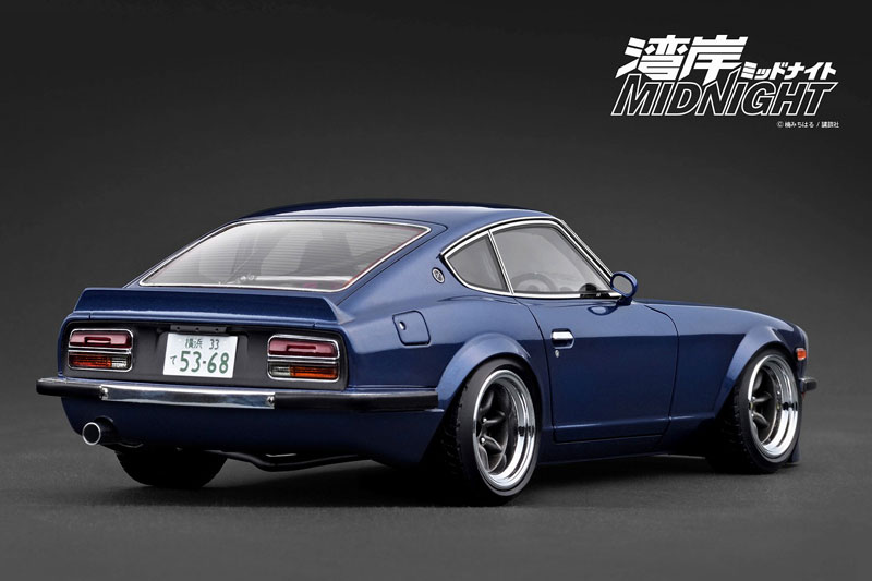 夜魔 1/18 NISSAN Fairlady Z (S30) Blue 湾岸MIDNIGHT Devil's Z
