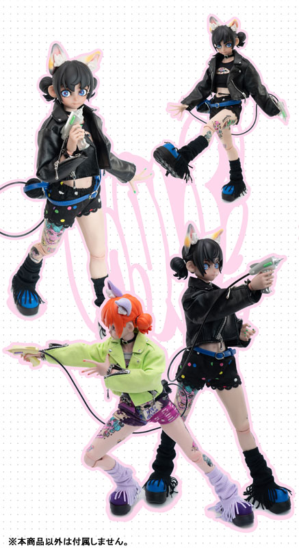 GOOD MORNING FRIENDシリーズ ニャータトゥー 1/6スケール可動フィギュア(ブラック)