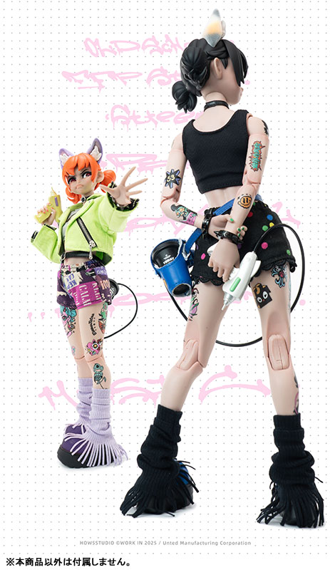 GOOD MORNING FRIENDシリーズ ニャータトゥー 1/6スケール可動フィギュア(オレンジ)