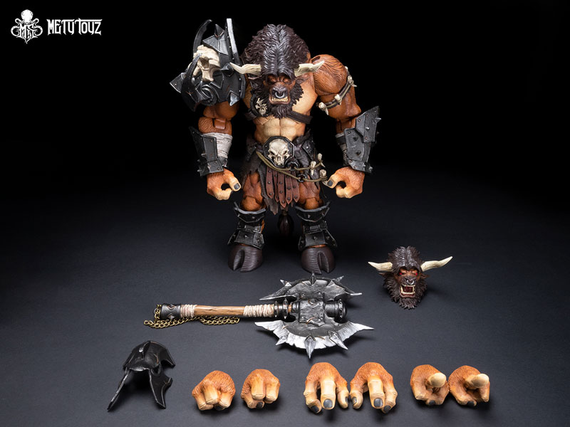 冒険者の世界 Tauren Warrior 1/10スケール可動フィギュア