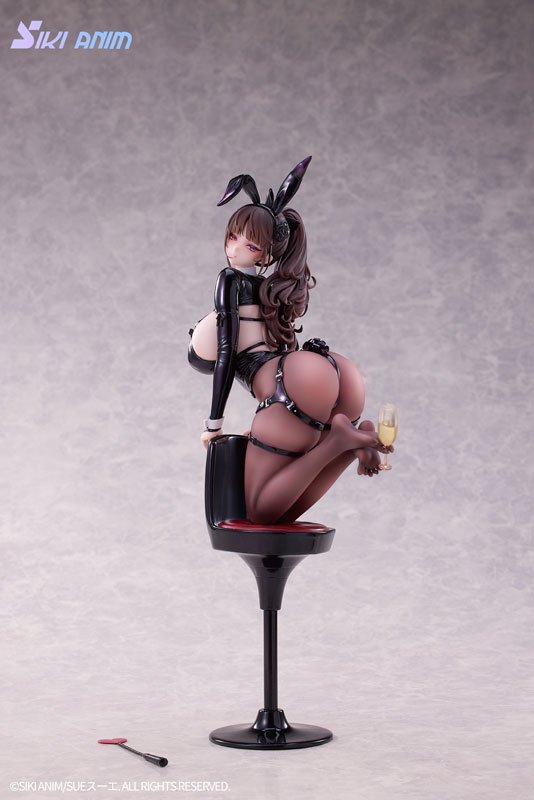 【特典】シャンパンとバニーガール・ローゼ 黒ストッキングVer. 1/6 完成品フィギュア