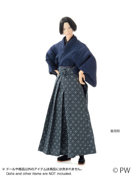 エイト 羽織袴セット 蒼 (ドール用)