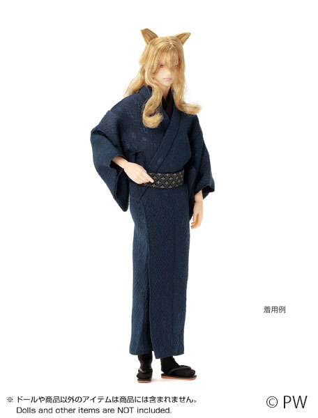 エイト 羽織袴セット 蒼 (ドール用)