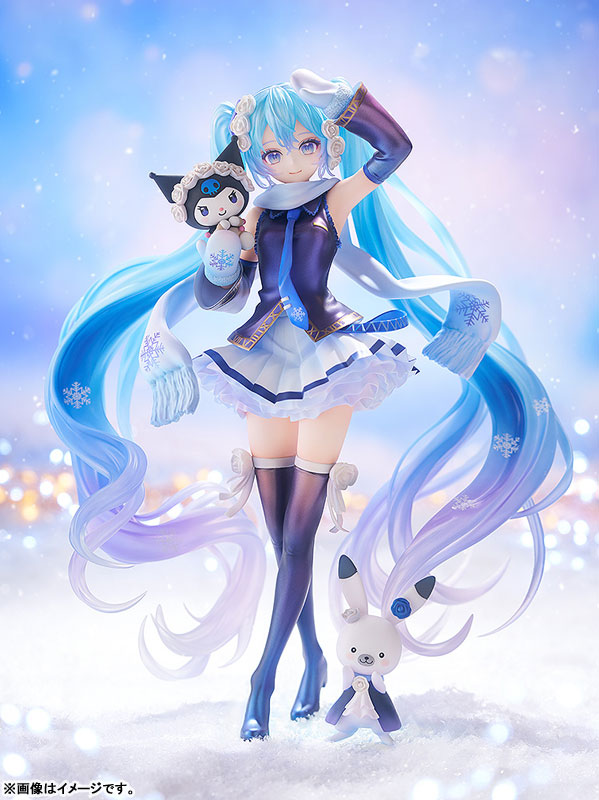 キャラクター・ボーカル・シリーズ01 初音ミク 雪ミク×クロミ 1/7 完成品フィギュア