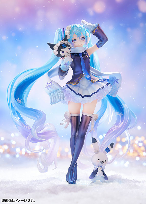 キャラクター・ボーカル・シリーズ01 初音ミク 雪ミク×クロミ 1/7 完成品フィギュア