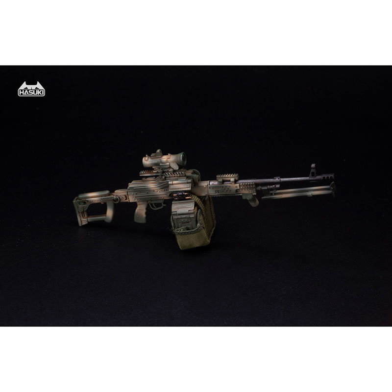 WM-05C 汎用機関銃セット ジャングルカモフラージュ 1/12 アクションフィギュア用完成品オプションパーツ