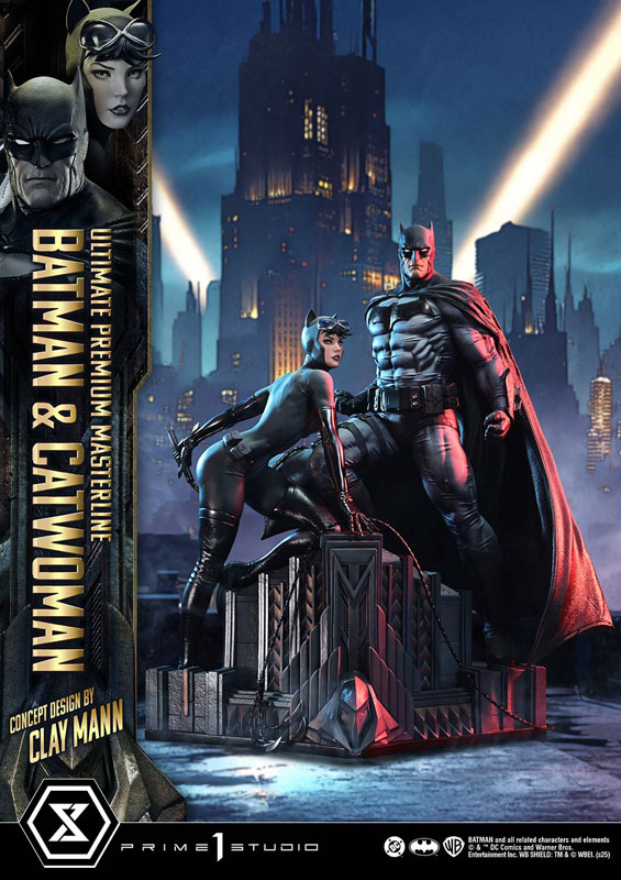【前入金 銀行振込のみ】アルティメットプレミアムマスターライン バットマン(コミック) バットマン&キャットウーマン (Concept Design by CLAY MANN)