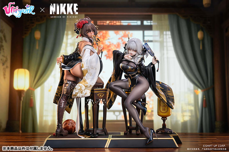 【あみあみ限定特典】勝利の女神:NIKKE ブラン&ノワール 1/4 完成品フィギュア