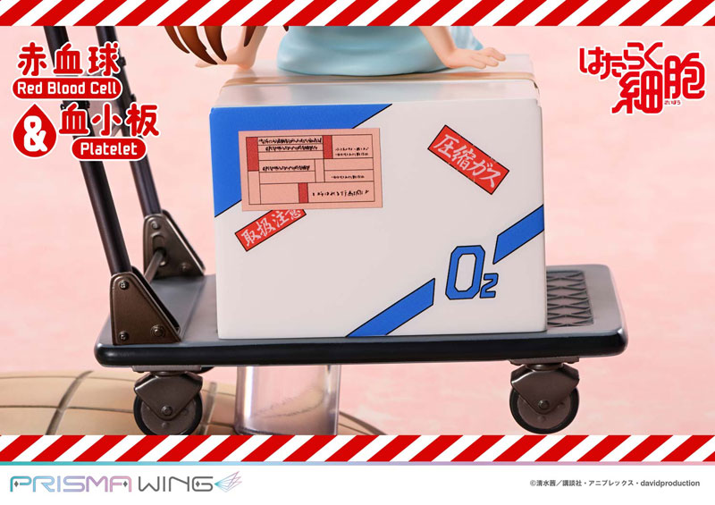 PRISMA WING はたらく細胞 赤血球&血小板 Non Scale 完成品フィギュア