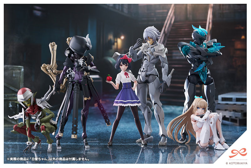 創彩少女庭園 白雪ちゃん 1/10 プラモデル