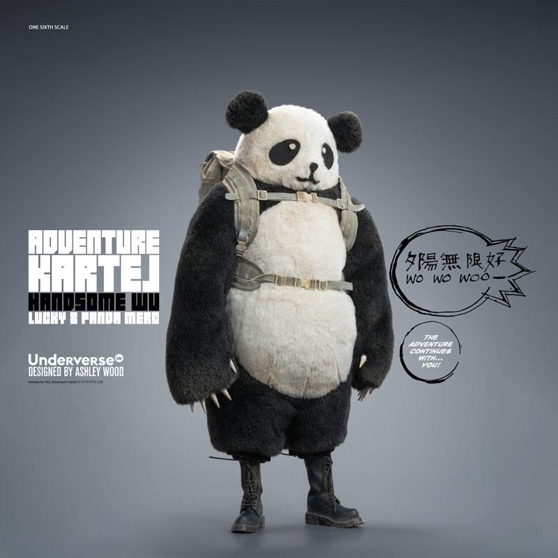Adventure Kartel DIRTY BOI PANDA HANDSOME WU 1/6 完成品アクションフィギュア