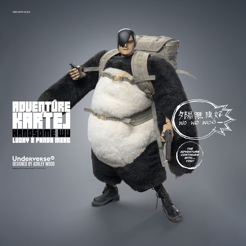 Adventure Kartel DIRTY BOI PANDA HANDSOME WU 1/6 完成品アクションフィギュア