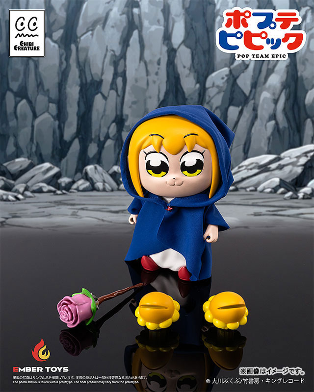 Chibi Creature ポプテピピック ポプ子 ＆ ピピ美 Shining Shoulder Ver.