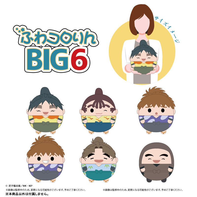 忍たま乱太郎 ふわコロりんBIG6 E：竹谷八左ヱ門[マックスリミテッド