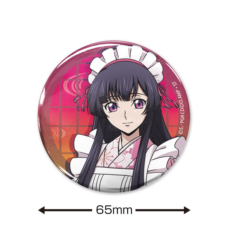 コードギアス 奪還のロゼ 描き下ろし 皇サクヤ 65mm缶バッジ 和風
