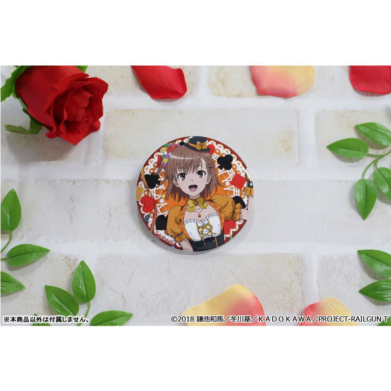 とある科学の超電磁砲T 描き下ろしBIG缶バッジ 御坂美琴 マジシャンver