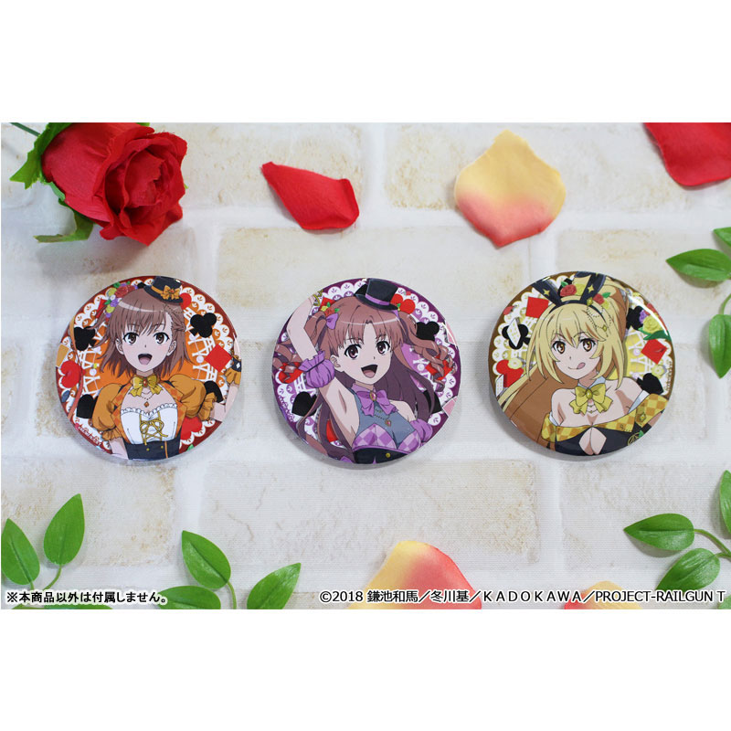 とある科学の超電磁砲T 描き下ろしBIG缶バッジ 御坂美琴 マジシャンver