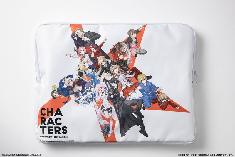 abec/BUNBUN 20th Exhibition CHARACTERS マルチケース キービジュアル