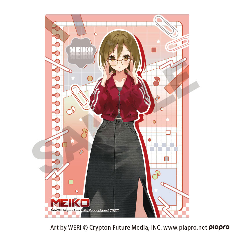 初音ミク シングルクリアファイル MEIKO メガネスタイル[クラックス