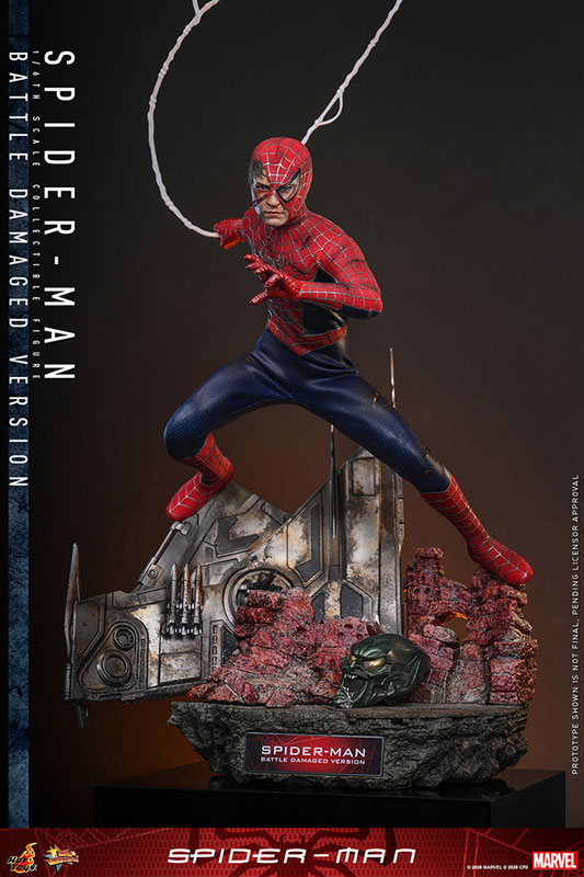 ムービー マスターピース スパイダーマン 1/6 スパイダーマン(バトルダメージ版) 延期 前倒し可能性大