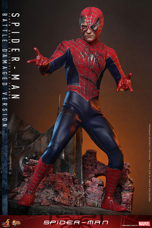 ムービー マスターピース スパイダーマン 1/6 スパイダーマン(バトルダメージ版) 延期 前倒し可能性大