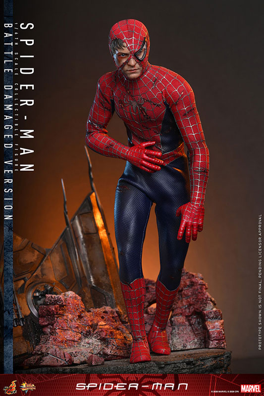 ムービー マスターピース スパイダーマン 1/6 スパイダーマン(バトルダメージ版) 延期 前倒し可能性大
