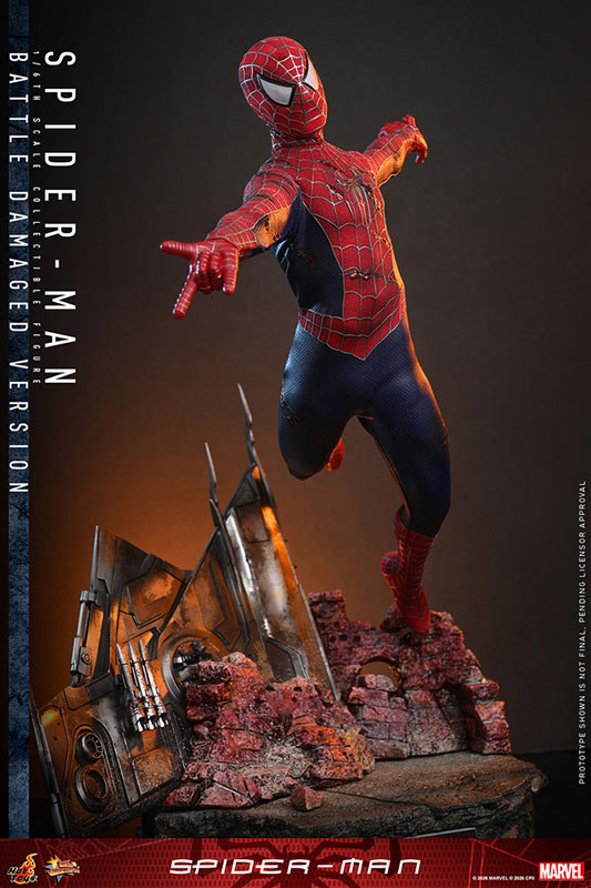 ムービー マスターピース スパイダーマン 1/6 スパイダーマン(バトルダメージ版) 延期 前倒し可能性大