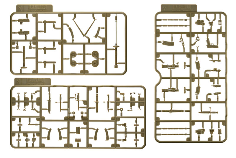 リトルアーモリー [LD053]ガンズアクセサリーB2 1/12 プラモデル