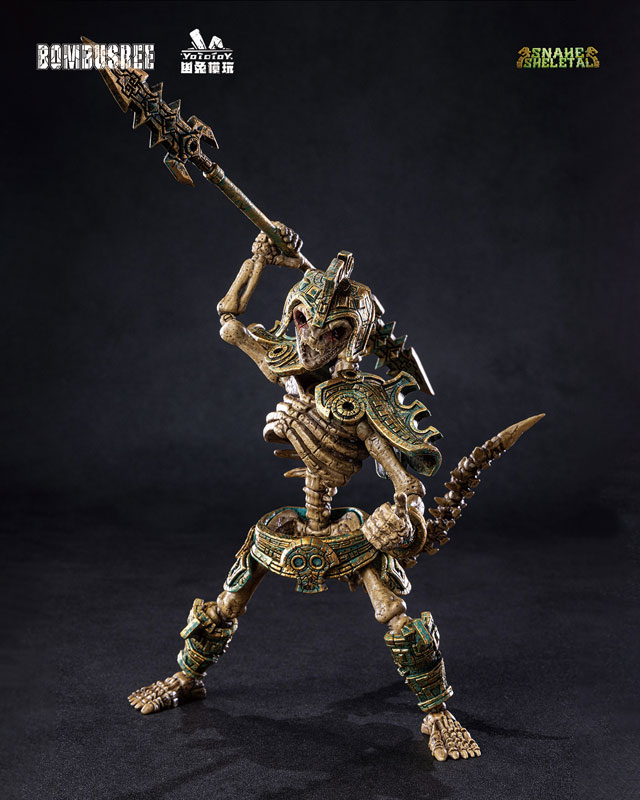 【特典】SNAKE SKELETALシリーズ 1/12スケール 可動フィギュア3体セット