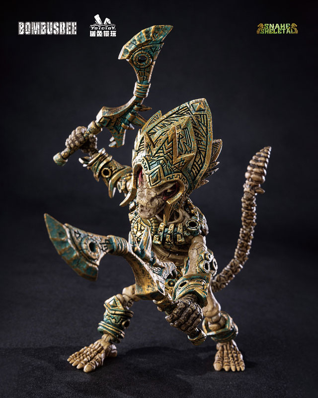 【特典】SNAKE SKELETALシリーズ 1/12スケール 可動フィギュア3体セット