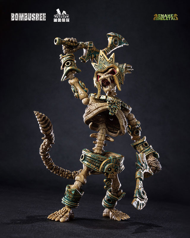 【特典】SNAKE SKELETALシリーズ 1/12スケール 可動フィギュア3体セット