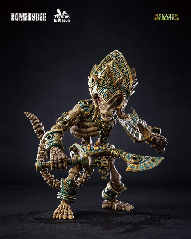 【特典】SNAKE SKELETALシリーズ 1/12スケール 可動フィギュア3体セット