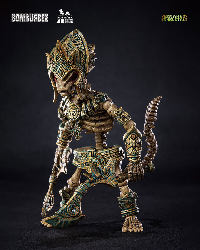 【特典】SNAKE SKELETALシリーズ 1/12スケール 可動フィギュア3体セット