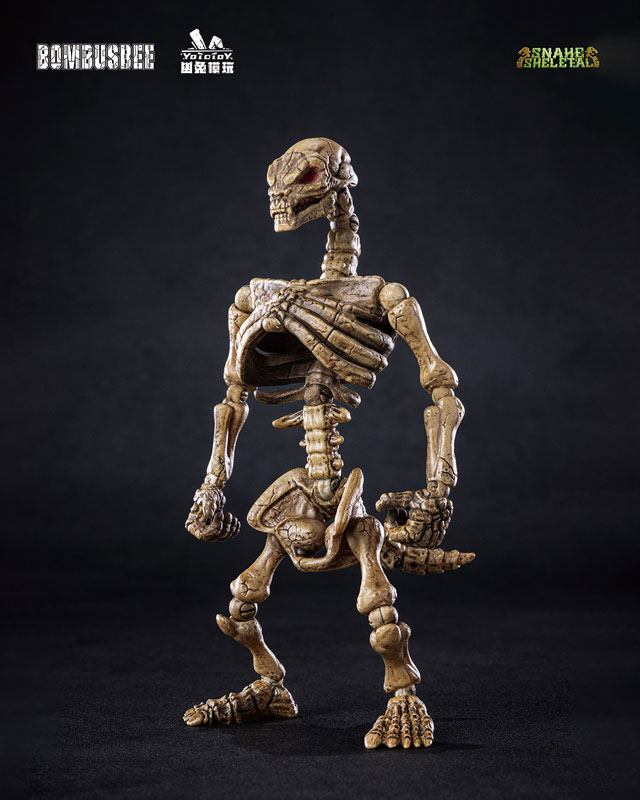 【特典】SNAKE SKELETALシリーズ 1/12スケール 可動フィギュア3体セット