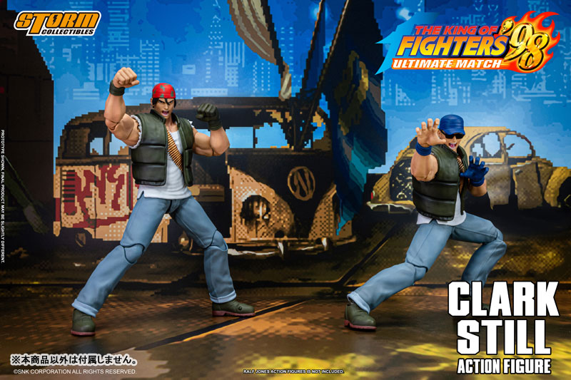 ザ・キング・オブ・ファイターズ ’98 アルティメットマッチ アクションフィギュア クラーク・スティル