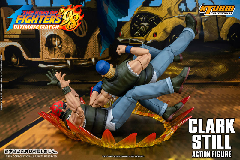 ザ・キング・オブ・ファイターズ ’98 アルティメットマッチ アクションフィギュア クラーク・スティル
