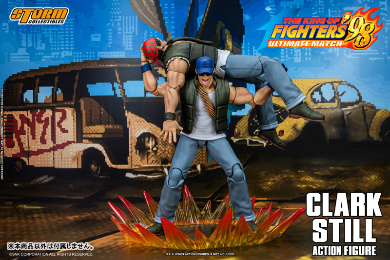 ザ・キング・オブ・ファイターズ ’98 アルティメットマッチ アクションフィギュア クラーク・スティル