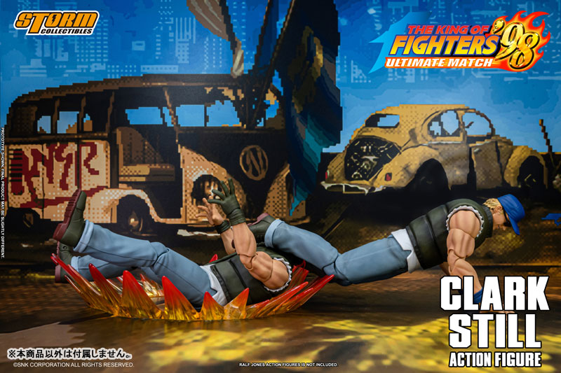ザ・キング・オブ・ファイターズ ’98 アルティメットマッチ アクションフィギュア クラーク・スティル