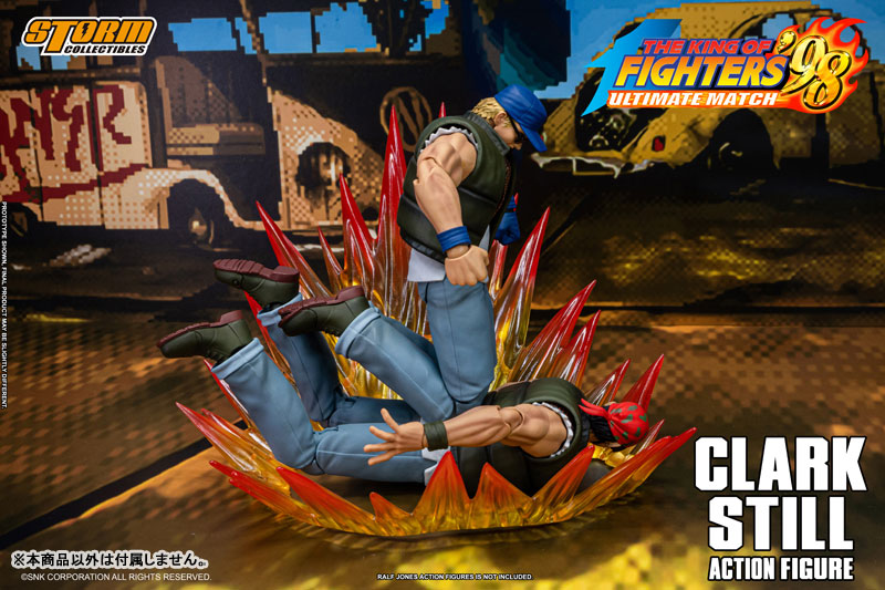 ザ・キング・オブ・ファイターズ ’98 アルティメットマッチ アクションフィギュア クラーク・スティル