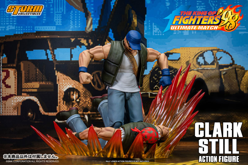 ザ・キング・オブ・ファイターズ ’98 アルティメットマッチ アクションフィギュア クラーク・スティル