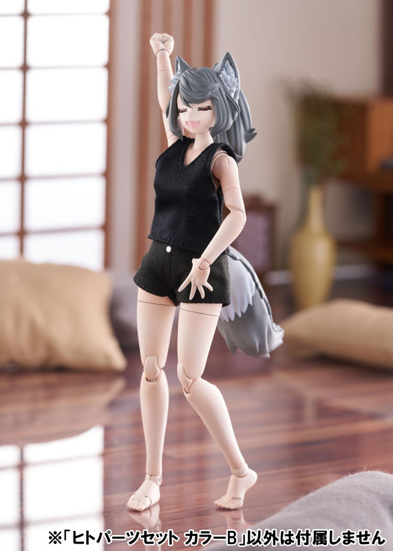 けもプラ No.KO-03R ヒトパーツセット [カラーB] 13