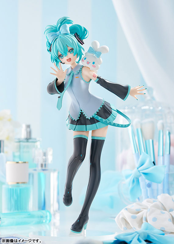 POP UP PARADE 初音ミク×シナモロール 初音ミク シナモロールコラボVer. L size 完成品フィギュア